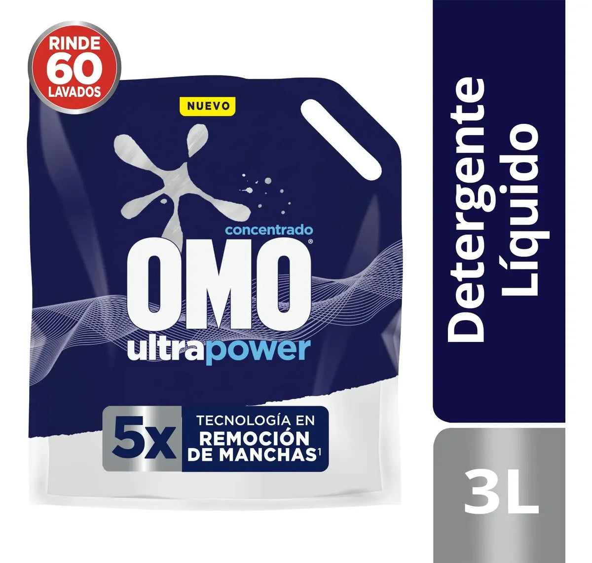 OMO Ultrapower - 3 litros rinden 60 lavados