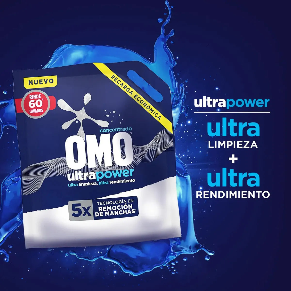 OMO Ultrapower 3L - Detergente líquido
