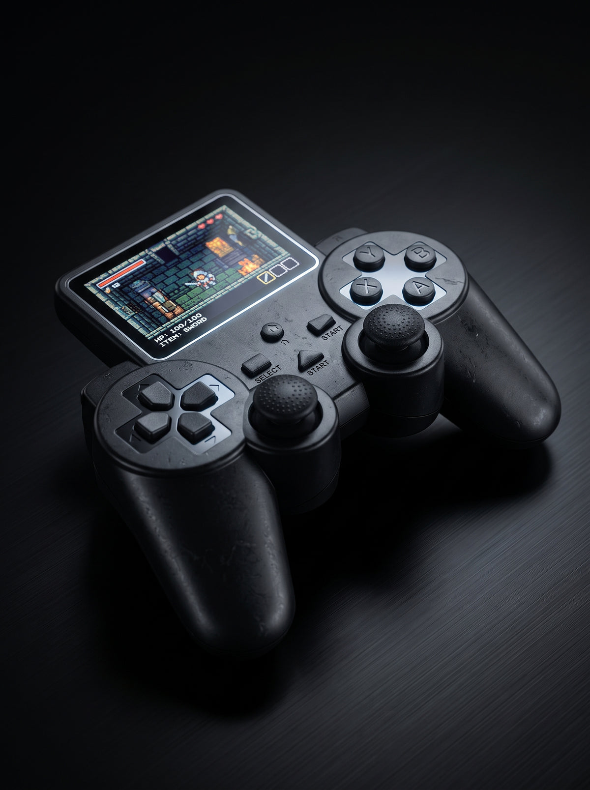 Consola Retro S10 con pantalla integrada y controles