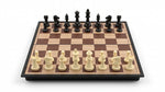 Set de ajedrez magnético con tablero y piezas negras y blancas