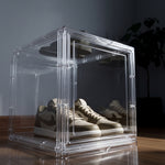 Organizador transparente apilable para zapatos